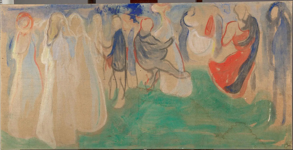 Danse - Edvard Munch image 1 reproduction d’œuvre d’art à l’huile
