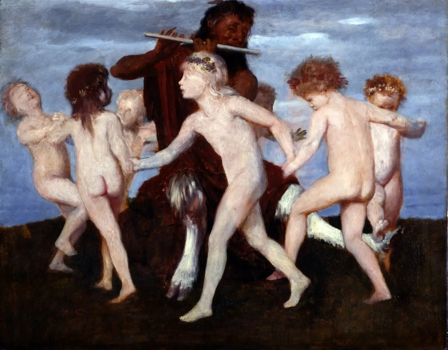 Tanssi Pan lasten kanssa - Arnold Böcklin