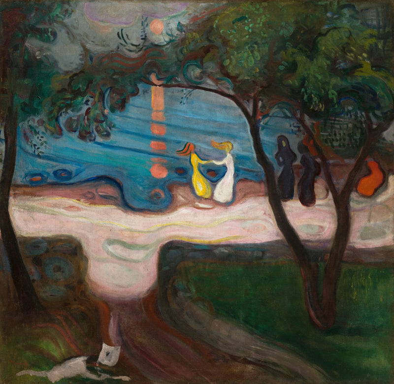 Tanssi rannalla - Edvard Munch