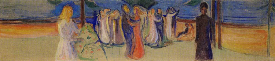 Tanssi rannalla (Frinse Reinhardt) - Edvard Munch