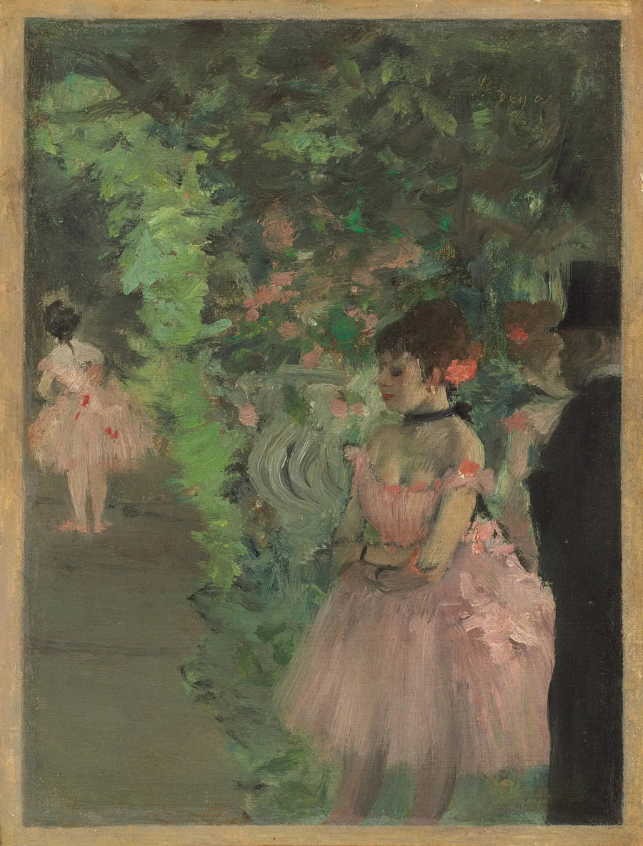 Tanssijat kulisseissa - Edgar Degas