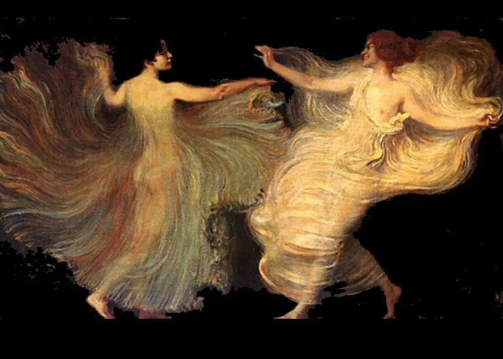 Danseurs - Franz Von Stuck image 1 reproduction réalisée par Alpha Reproduction