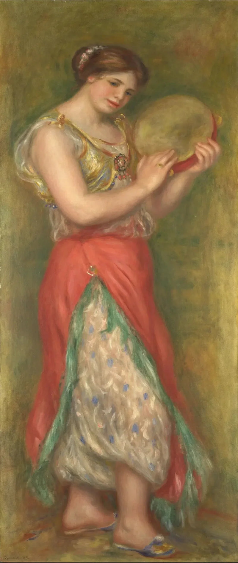 Rumpuja soittava tanssija - Pierre-Auguste Renoir
