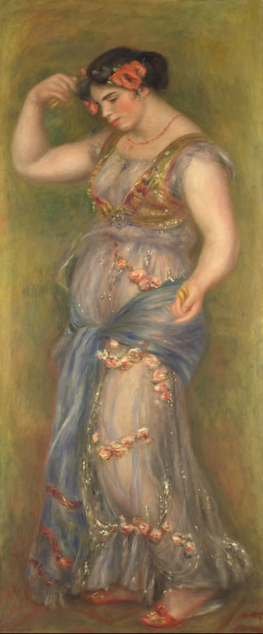 Kastanjettitanssija - Pierre-Auguste Renoir