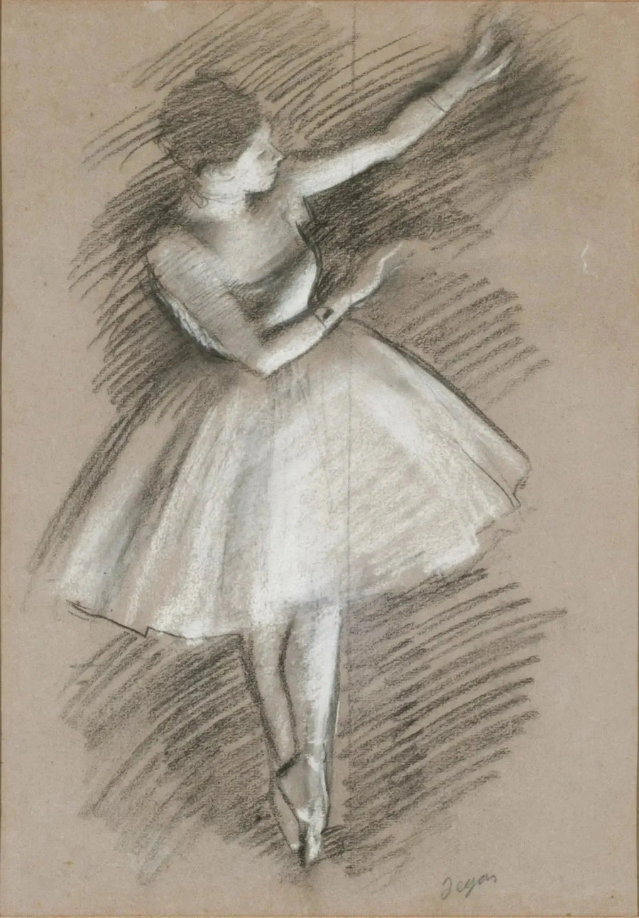 valkoinen tanssija - Edgar Degas