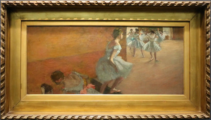 Tanssijat nousemassa portaita - Edgar Degas