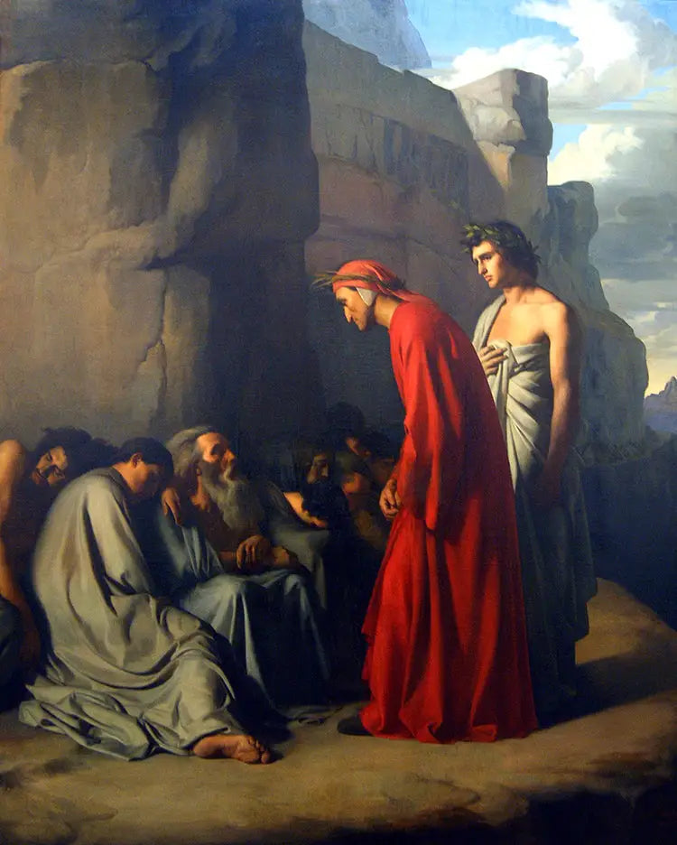 Dante Pimeässä - Hippolyte Flandrin