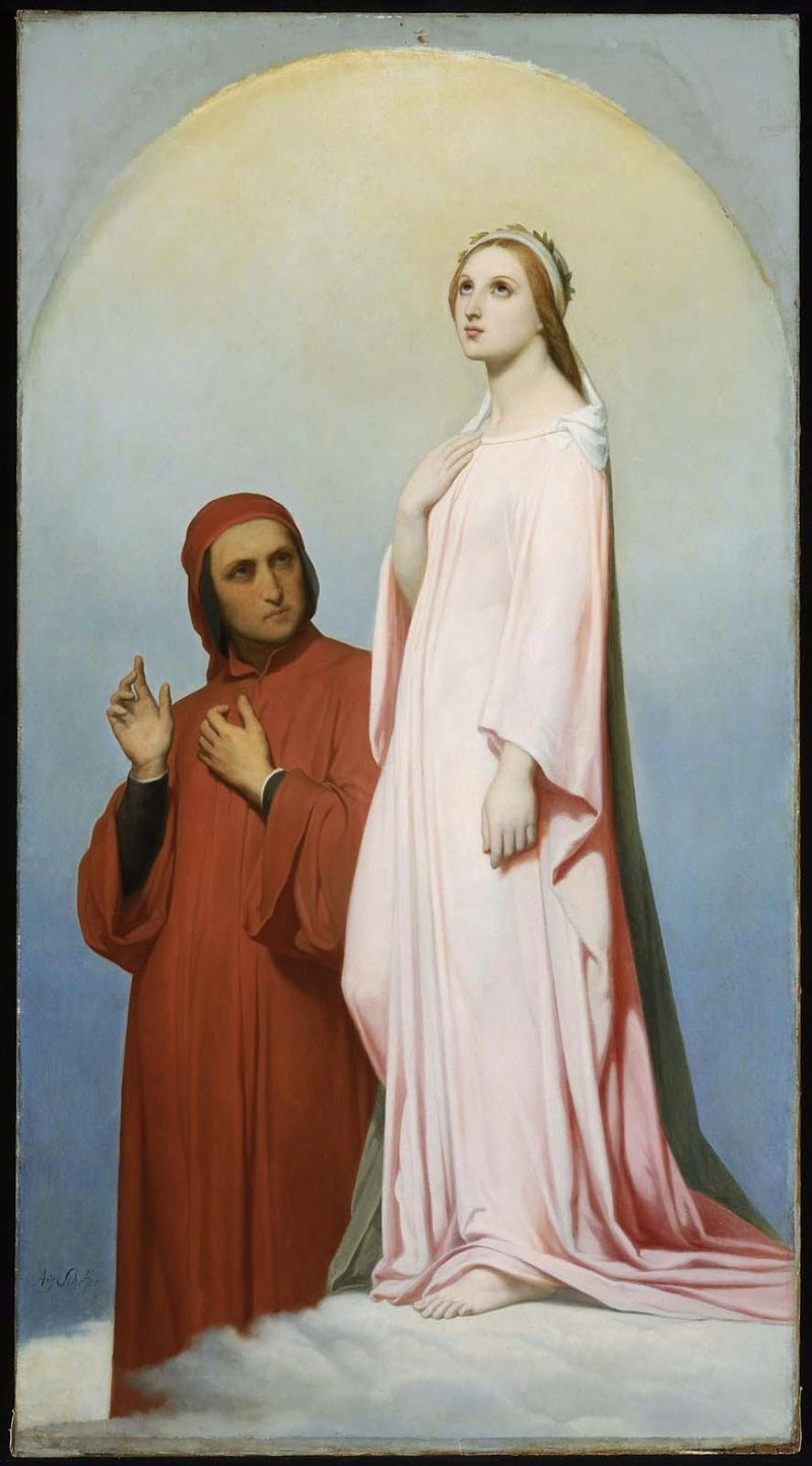 Dante ja Beatrice - Ary Scheffer