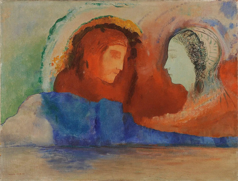 Dante ja Beatrice - Odilon Redon