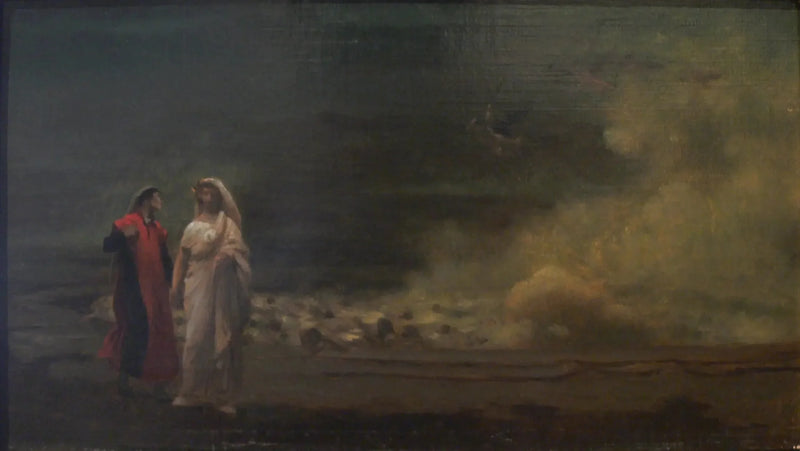 Dante ja Virgil Helvetissä - Jean-Léon Gérôme