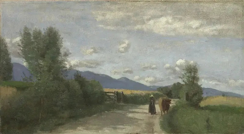 Dardagny, aamu - Jean-Baptiste Camille Corot