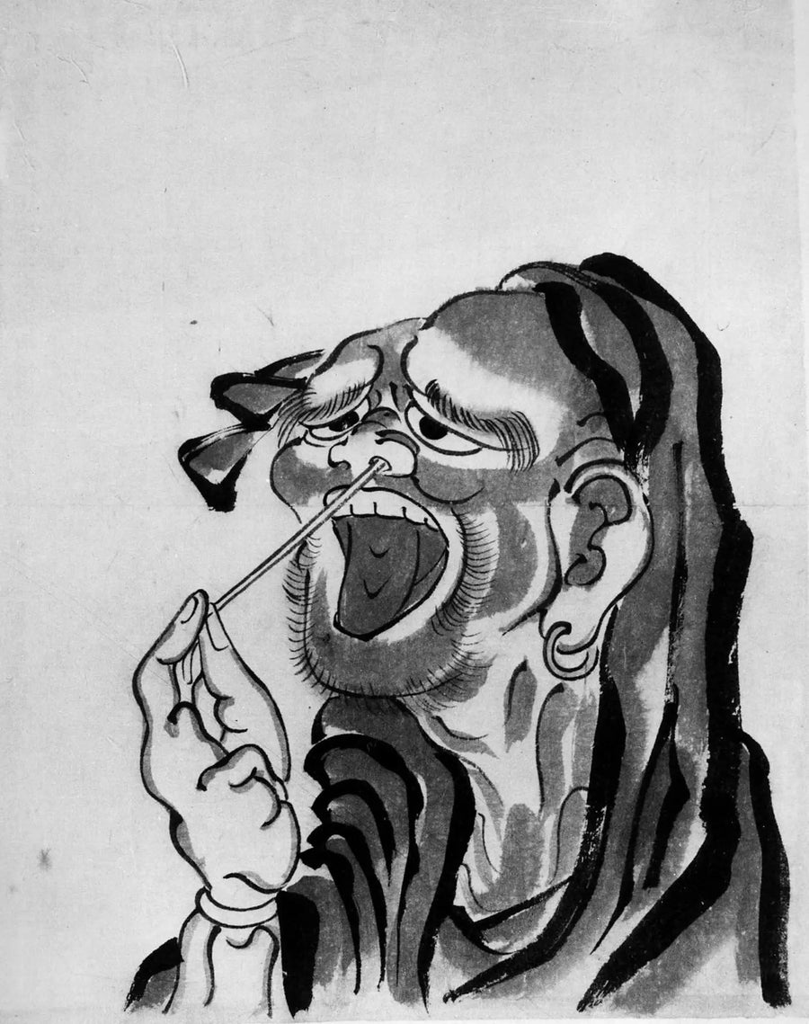 Daruma (buddhalainen pyhimys) - Hokusai