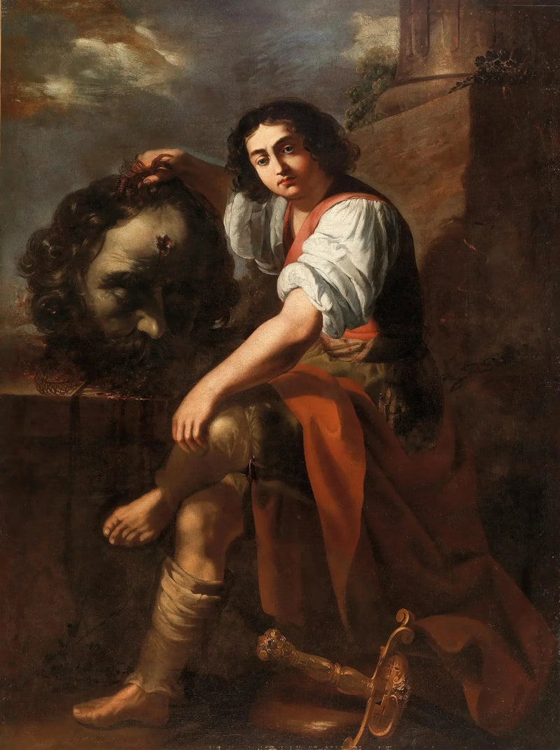 David Goliathin päällä - Artemisia Gentileschi