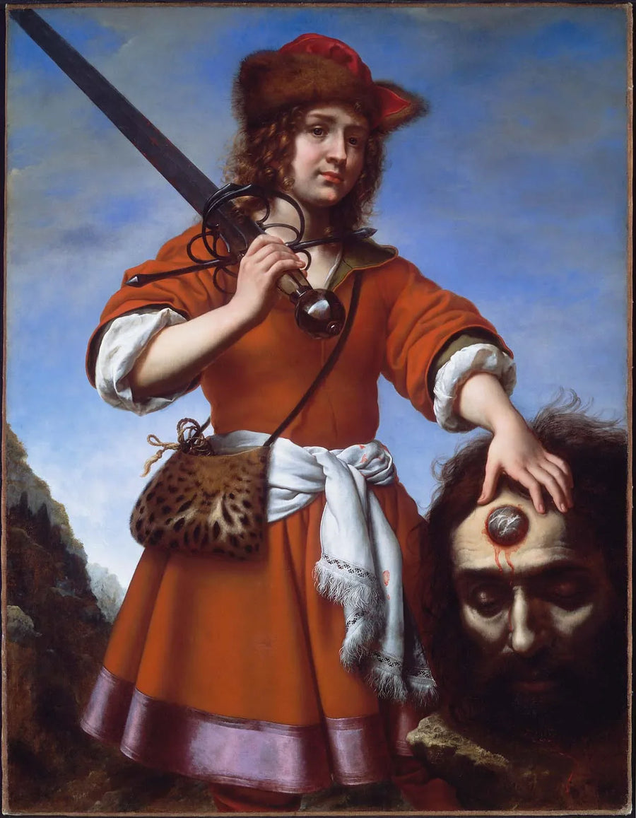 David Goliathin päällä - Carlo Dolci