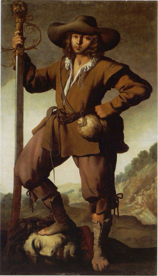 David Goliathin päällä - Francisco de Zurbarán