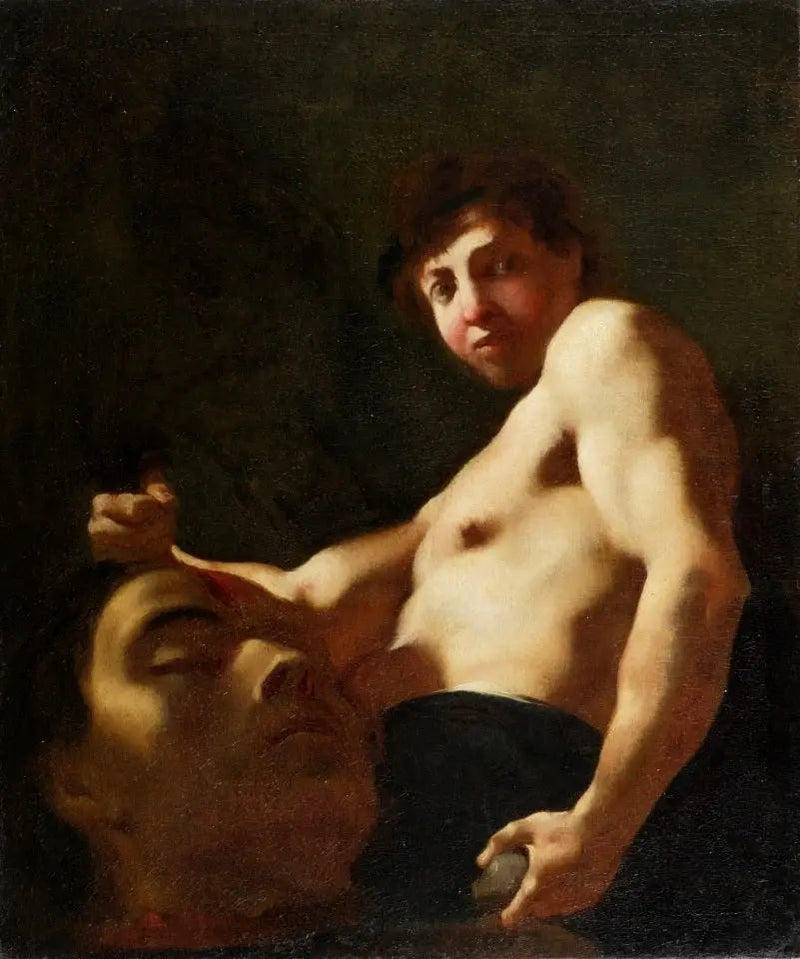 David Goliathin päällä - Giovanni Battista Tiepolo