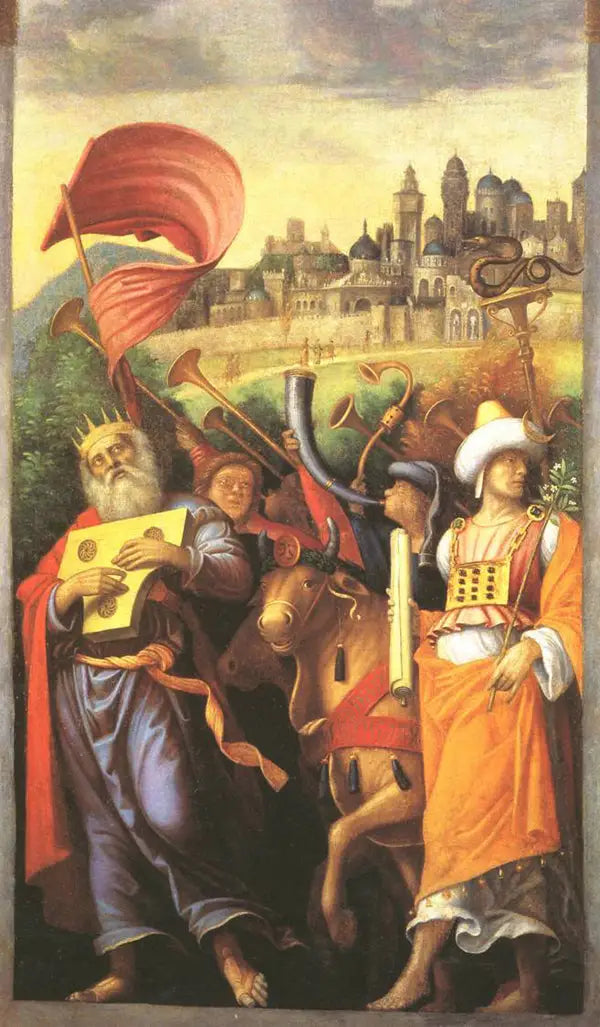 David edessä liitonarkkia - Antonio da Correggio