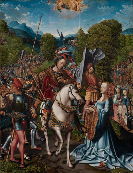 David ja Abigail - Jacob Cornelisz van Oostsanen