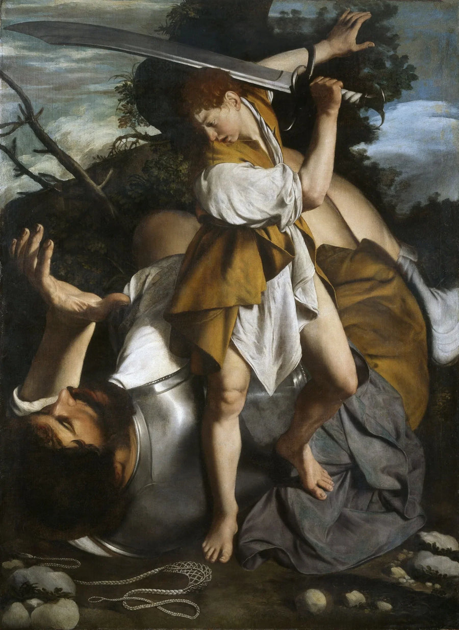 Daavid ja Goljat - Orazio Gentileschi