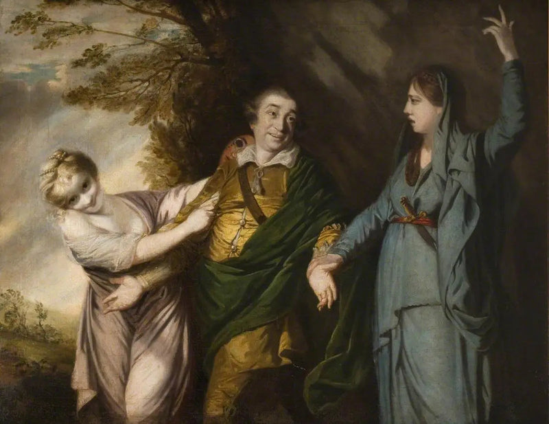 David Garrick tragedian ja komedian välissä - Joshua Reynolds