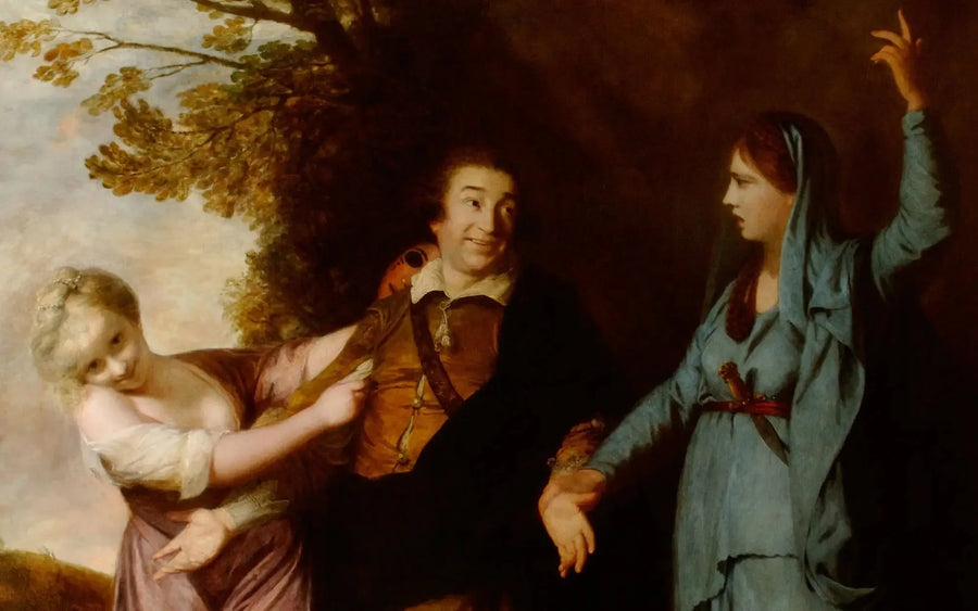 David Garrick tragedian ja komedian välissä - Joshua Reynolds