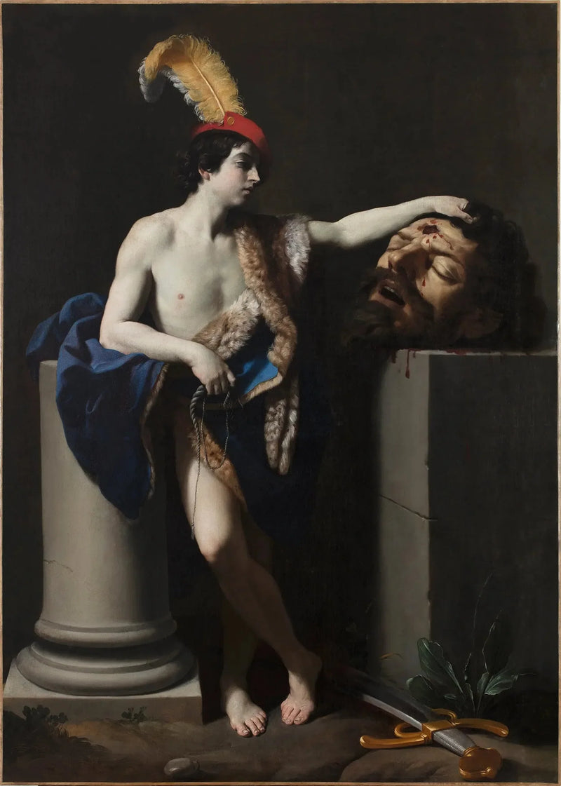 David pitää Goliathin pään - Guido Reni