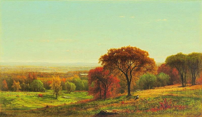 Toisen puolen Hudsonin laaksoa, Catskillsin etelärinteillä - George Inness