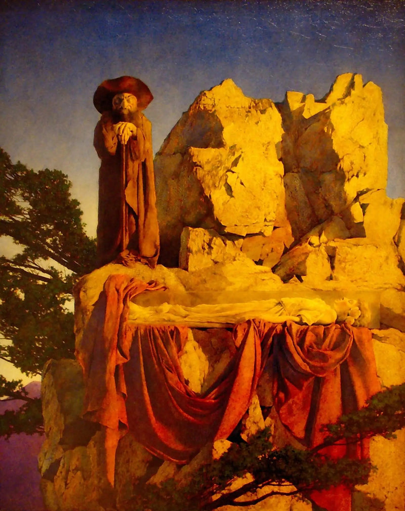 Valkean lumen tarina - Maxfield Parrish