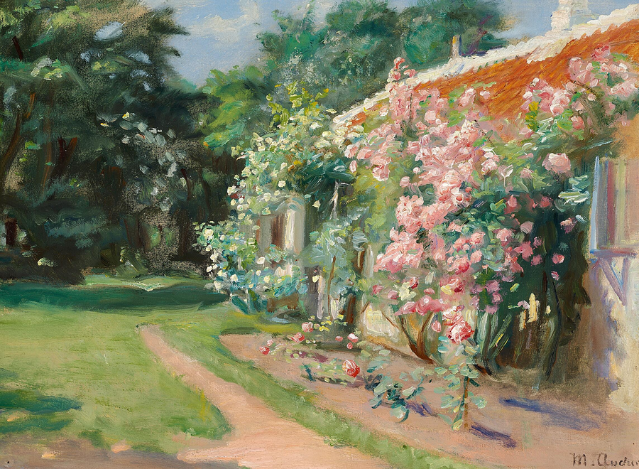 Vanhasta puutarhastamme Skagenista. -Michael Peter Ancher