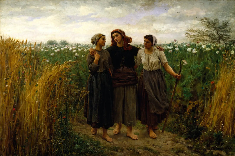 Palattu pelloilta - Jules Breton