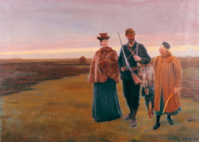Takaisin kuvauksista. - Michael Peter Ancher