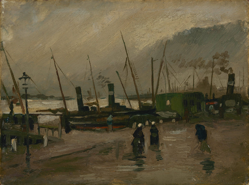 Ruijterkade Amsterdamissa - Vincent van Gogh