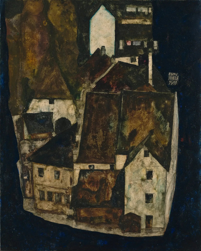 Kuollut Kaupunki III (Sinisen Joen Kaupunki III) - Egon Schiele