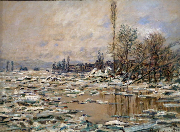 The Debacle, harmaa sää W560 - Claude Monet