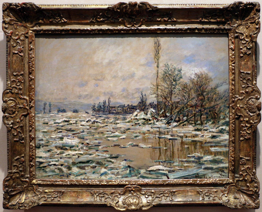 The Debacle, harmaa sää W560 - Claude Monet