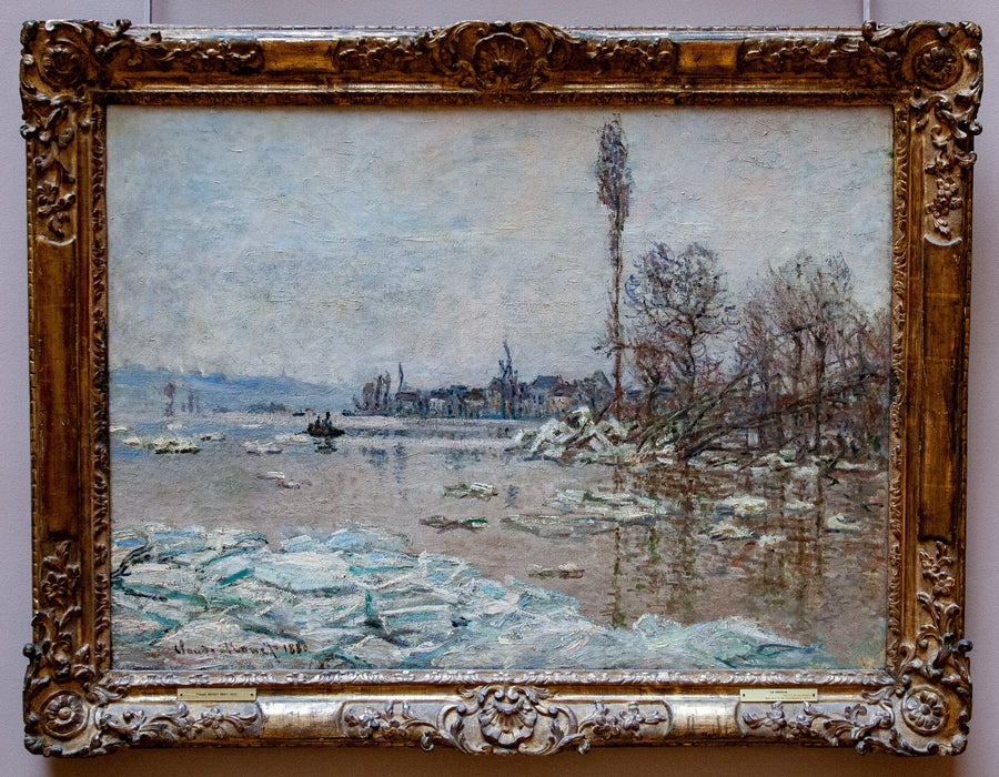 The Debacle at Vétheuil, näkymä Lavacourt W561 - Claude Monet