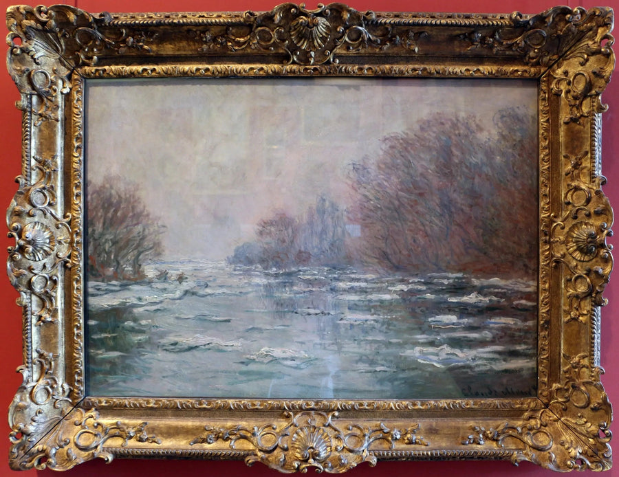 The Debacle lähellä Vétheuil W572 - Claude Monet