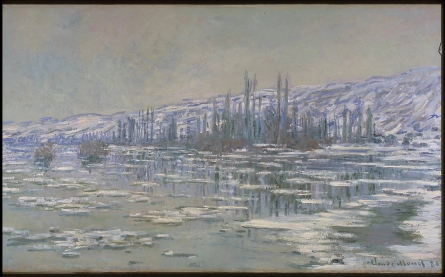 The Debacle tai The Ice Cubes W565 - Claude Monet