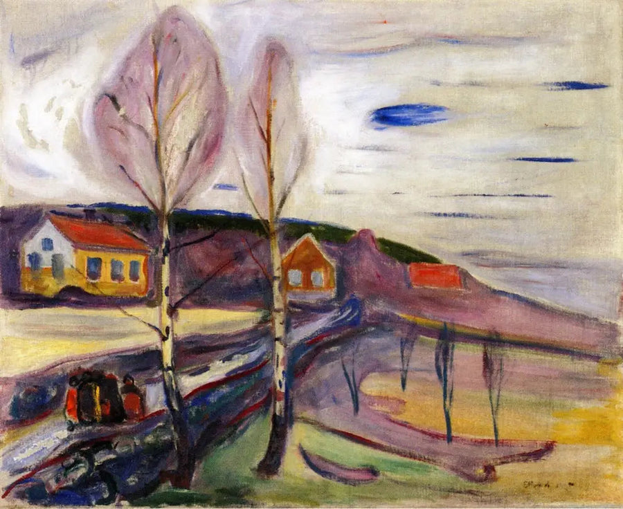 Kevään alku Åsgårdstrandissa - Edvard Munch