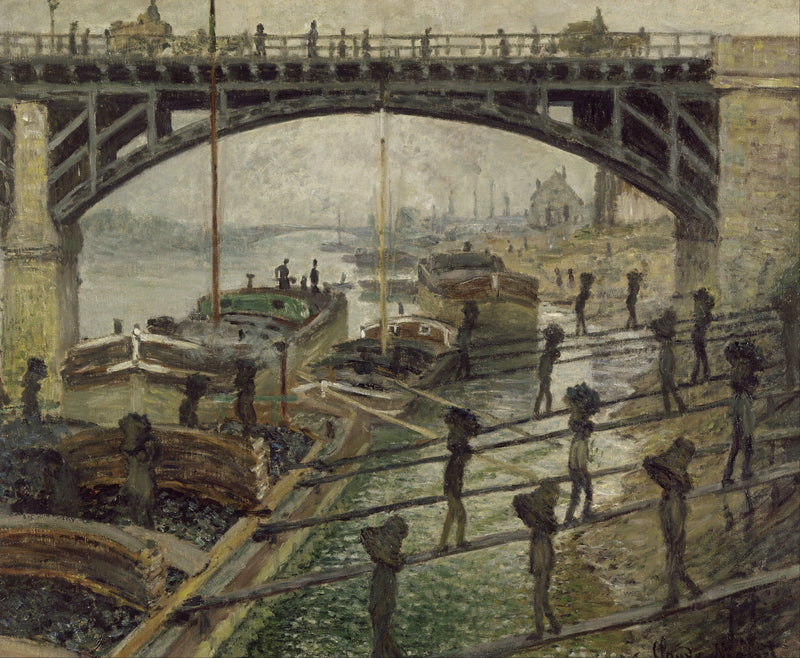 Coal Unloaders W364 - Claude Monet