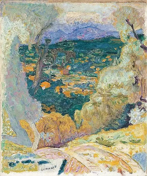 Etelämainen sisustus, le Cannet - Pierre Bonnard