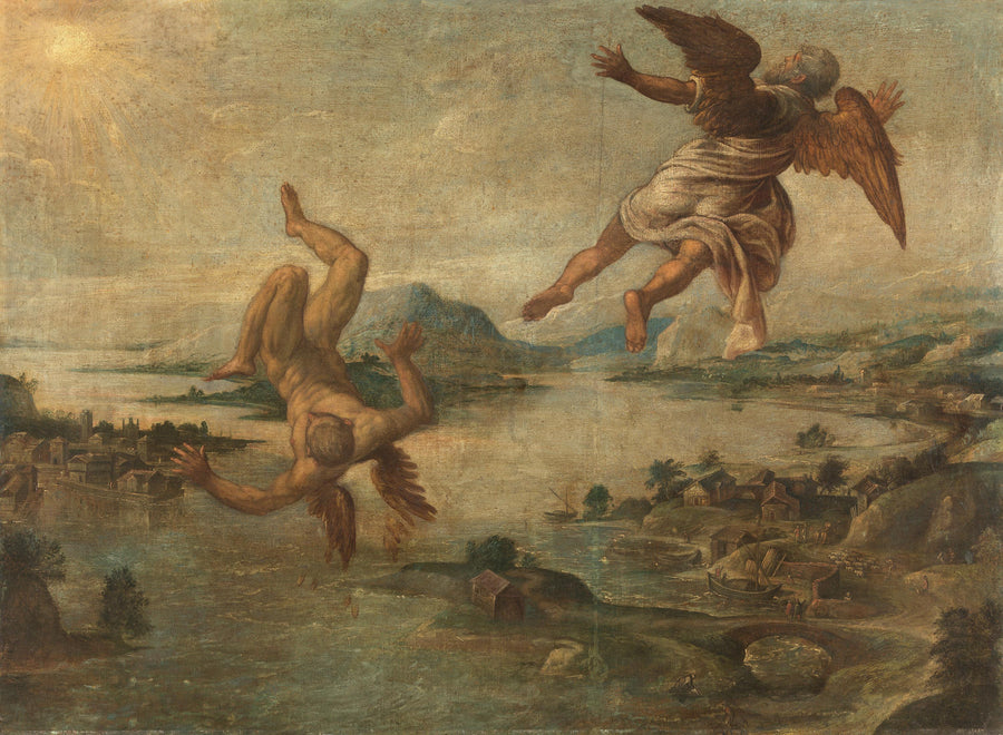 Dédale ja Ikaros - Jacopo Tintoretto