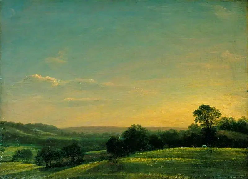 Dedham Vale, ilta - John Constable