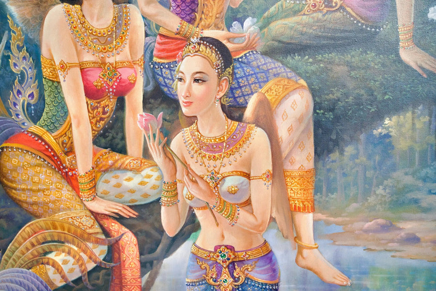 Jumalatar Kinnaree  | 170 x 120 cm