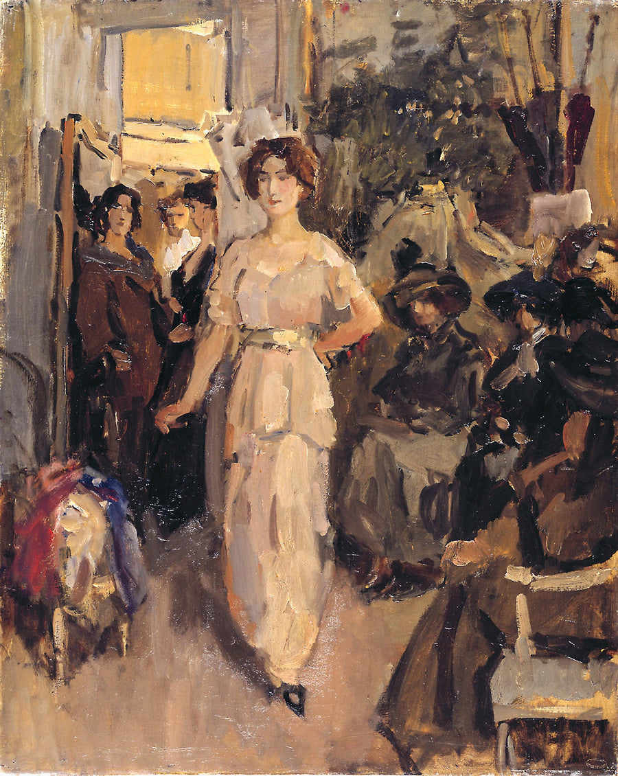 Muotinäytös Hirschissä - Isaac Israels
