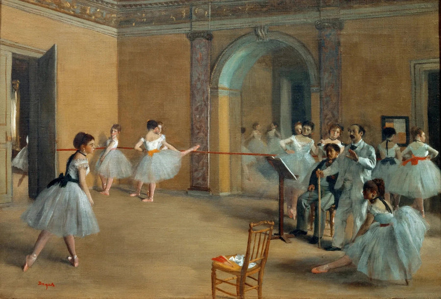 Tanssin pesä Oopperassa Rue Le Peletier - Edgar Degas