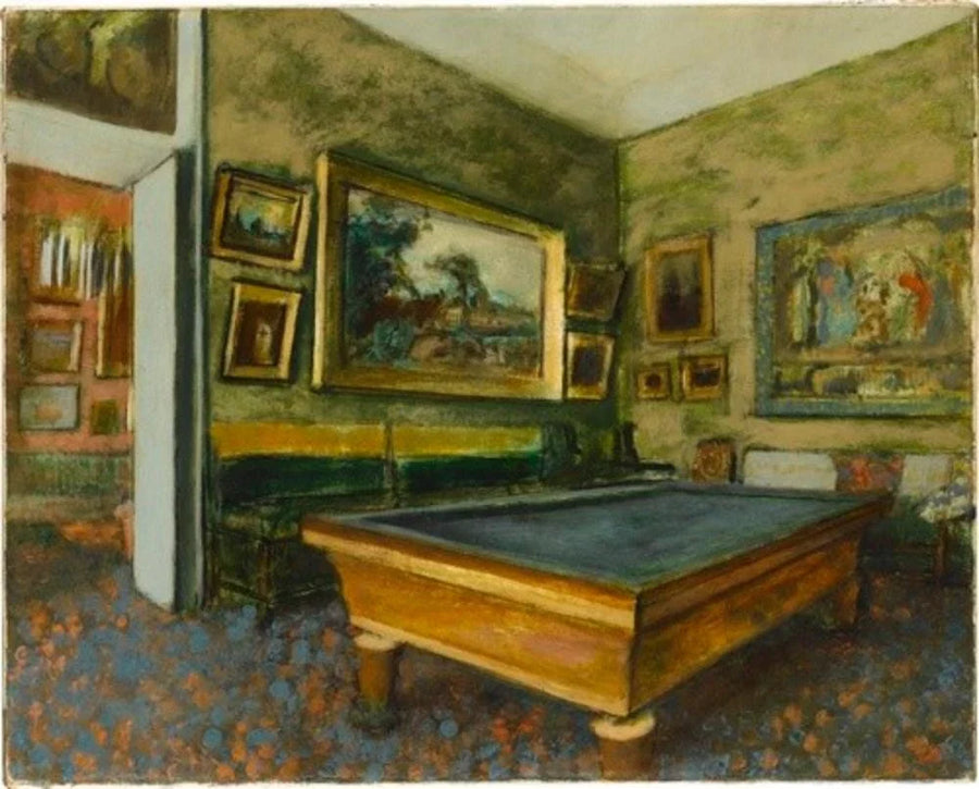 Biljardihuone - Edgar Degas