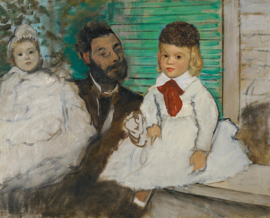 Ludovic Lepic ja hänen tyttärensä - Edgar Degas