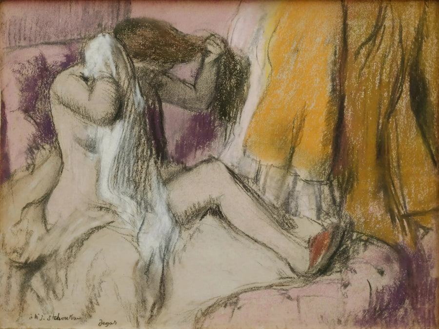 Kylvyn jälkeen - Edgar Degas