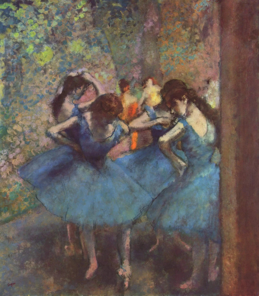 Siniset tanssijat - Edgar Degas